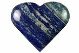 Polished Lapis Lazuli Heart - Pakistan #170937-1